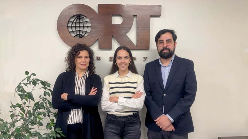 *Inés Lamas, Valentina Coggan y Sebastián Pombo*