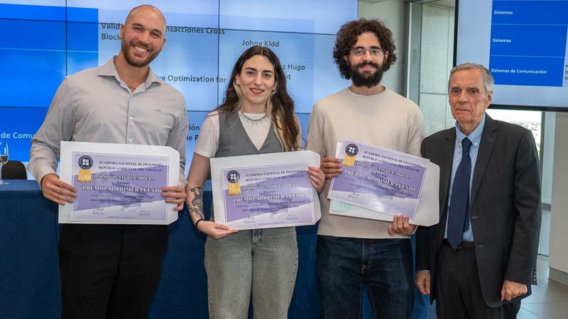 Premio primer puesto &aacute;rea de sistemas