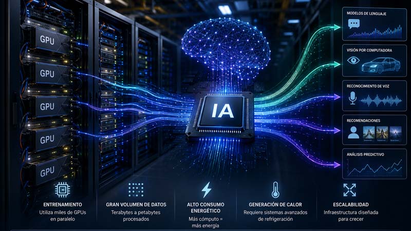 Centro de datos e inteligencia artificial
