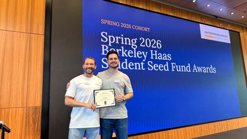 Sebasti&aacute;n Bardacosta, graduado de Ingenier&iacute;a en Telecomunicaciones, obtuvo una beca ANII-Fulbright para cursar un MBA en Berkeley Haas