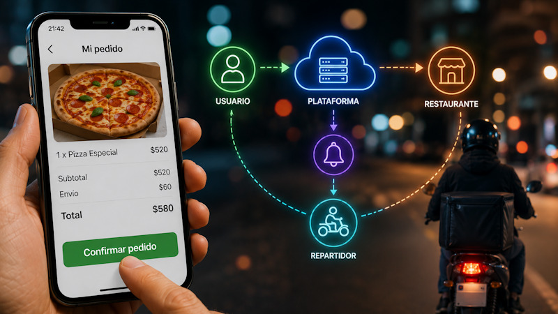 El ecosistema de las apps de delivery para entregar un pedido