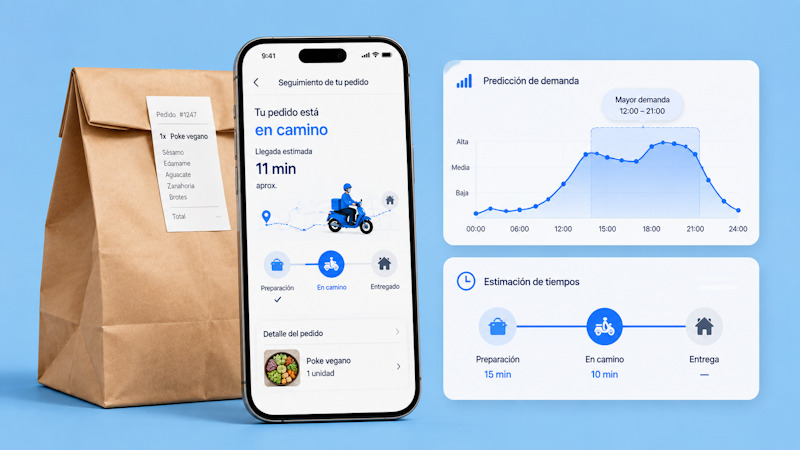 Tiempo y demanda: Cómo funciona el delivery